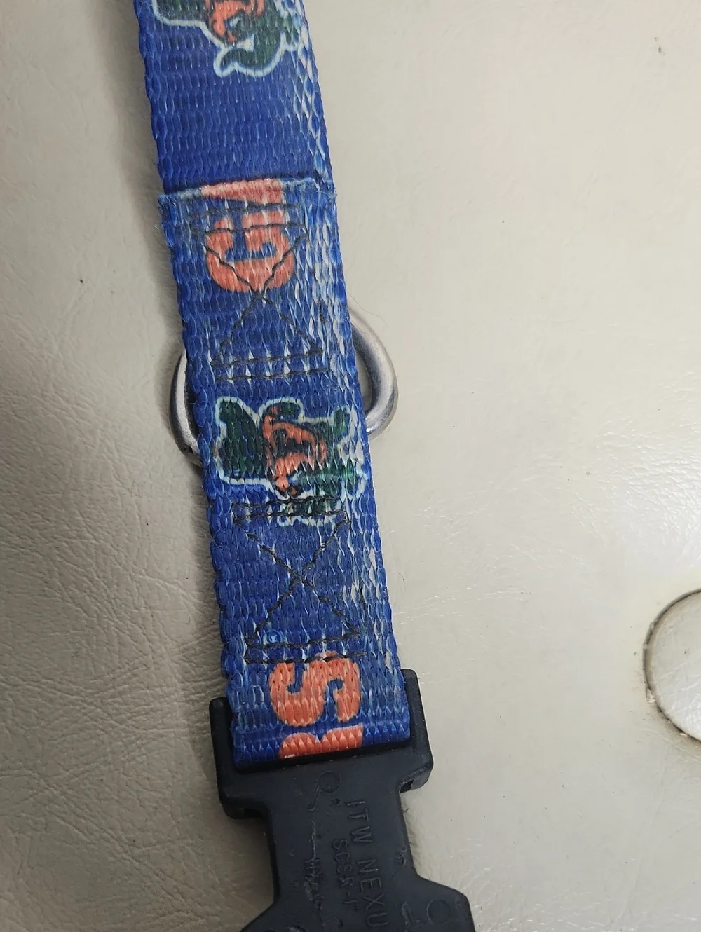Florida Gators woven nylon dog collar L/XL